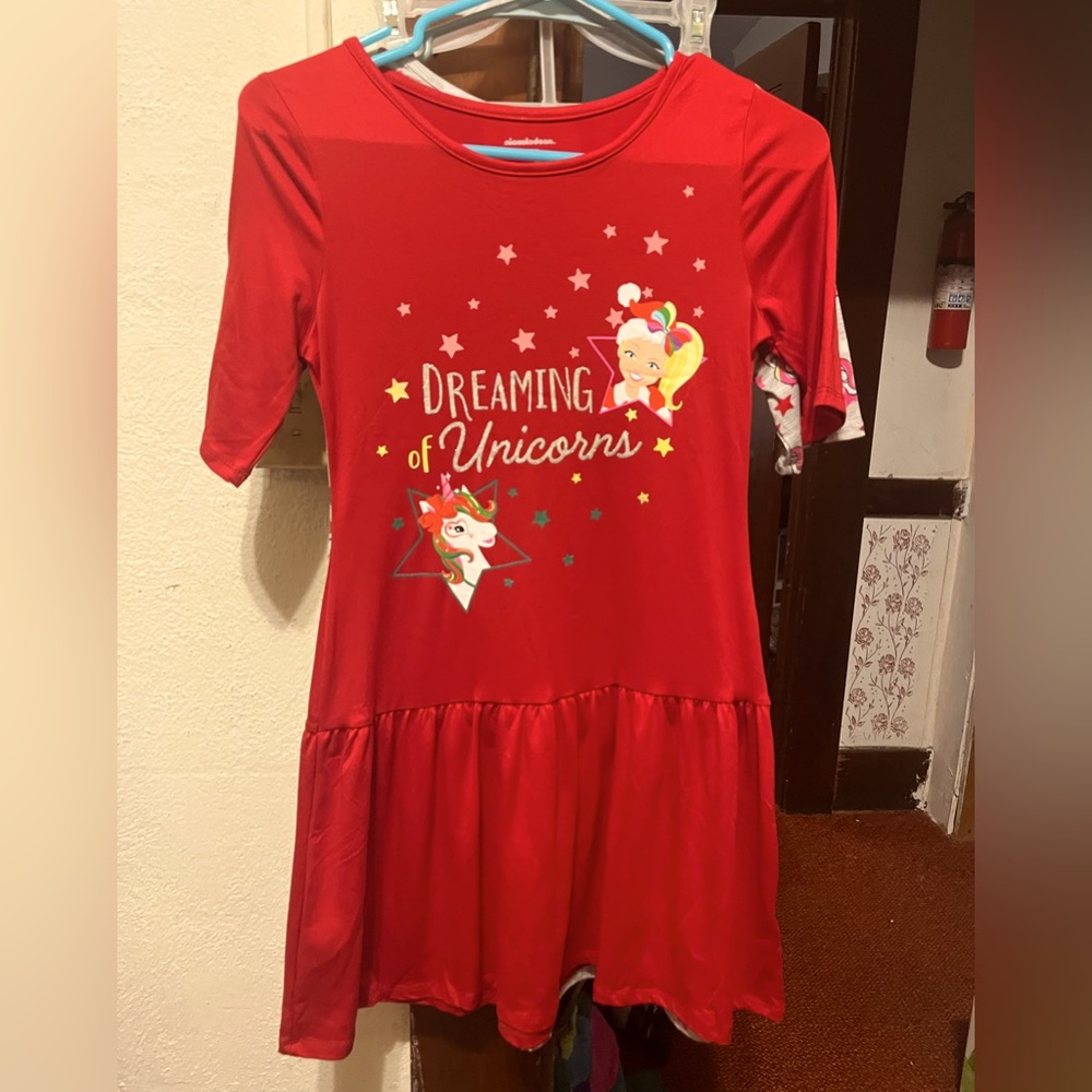Kids dress - Nickelodeon - JoJo Siwa - xmas theme